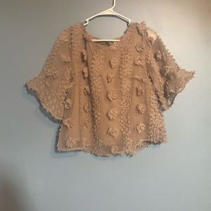 NWT floral print blouse medium